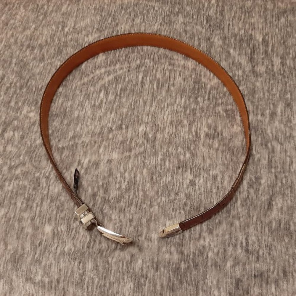 Men's brown Onyx by Brighton belt size 34
